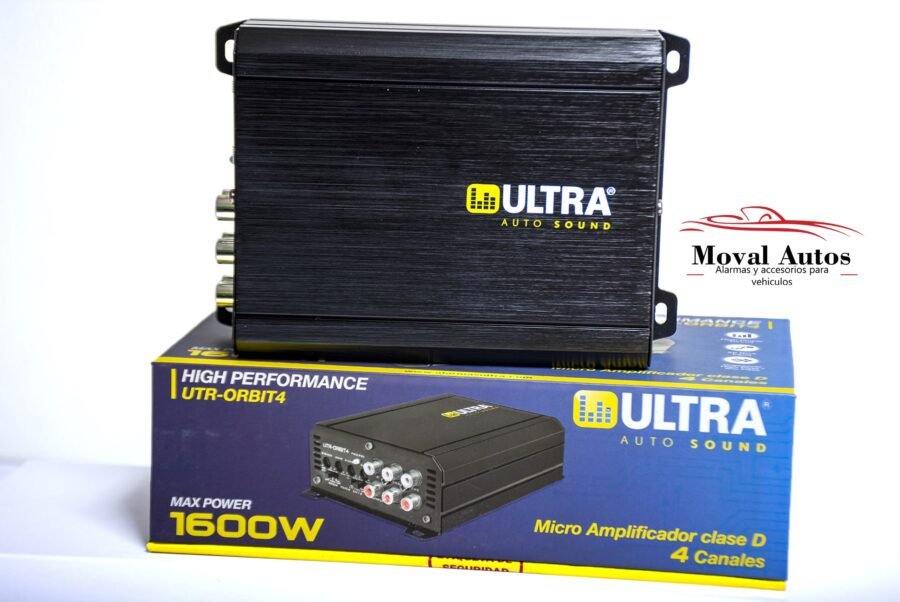 MICRO AMPLIFICADOR CLASE D 100WX4 @ 4 OHMS 1600W MAX